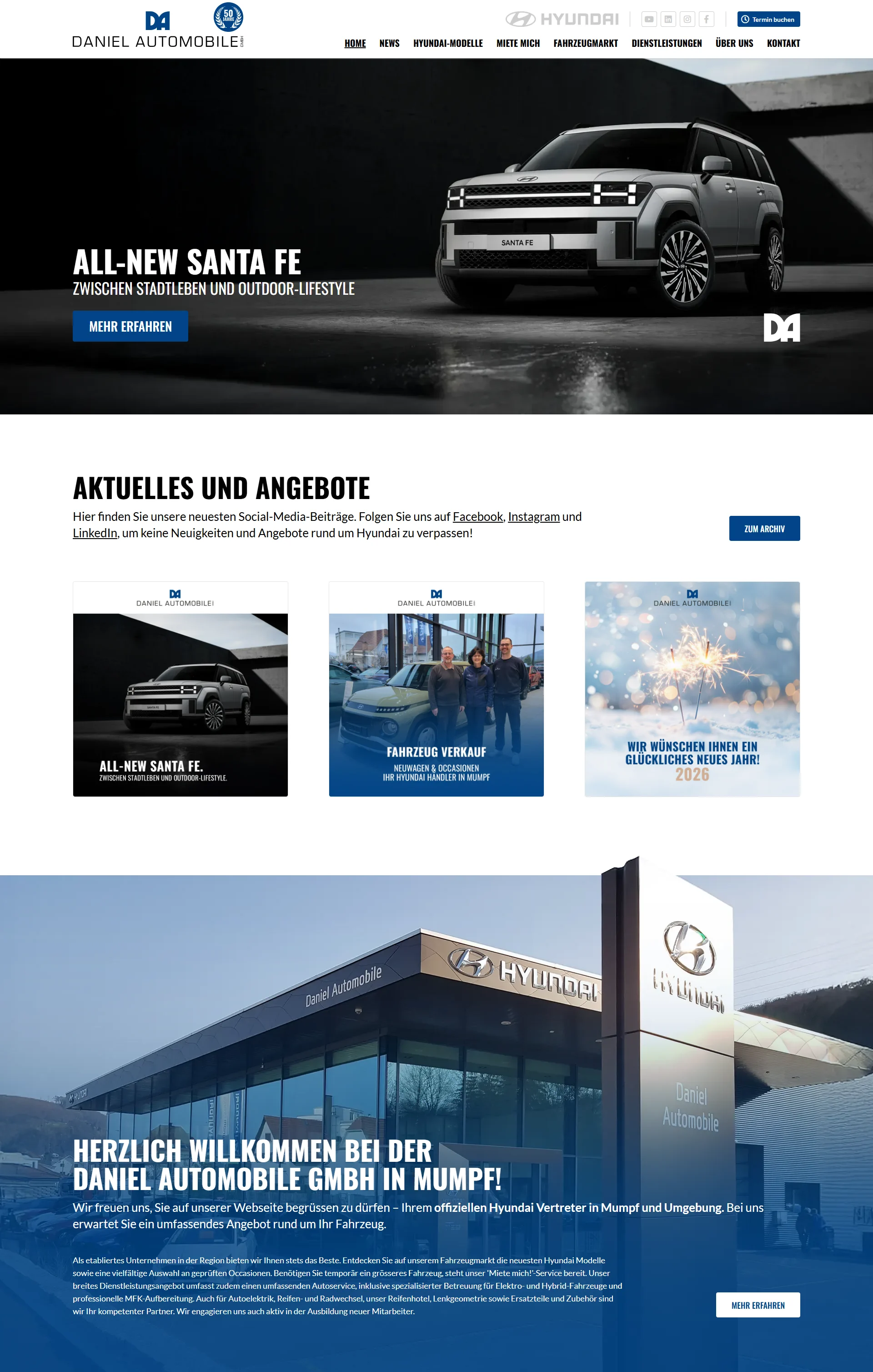 Webdesign von danielauto.ch