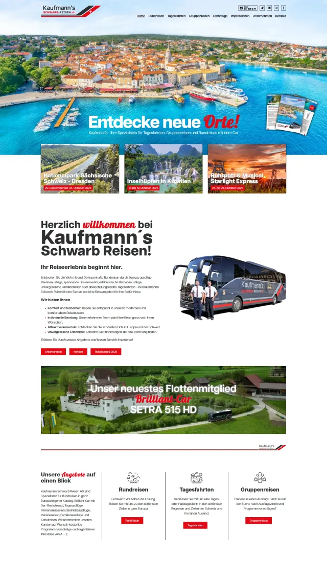 Webdesign von Kaufmann