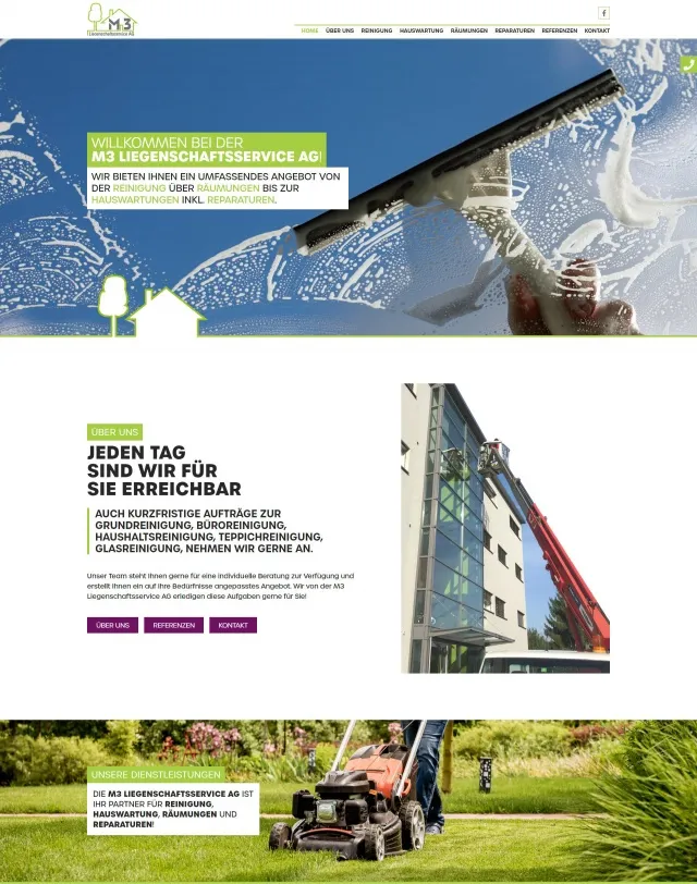 Webdesign von m3l.ch