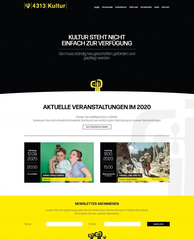 Webdesign von 4313kultur.ch