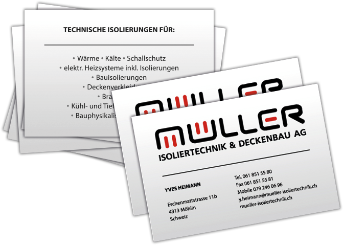 Visitenkarte Mller Isoliertechnik AG