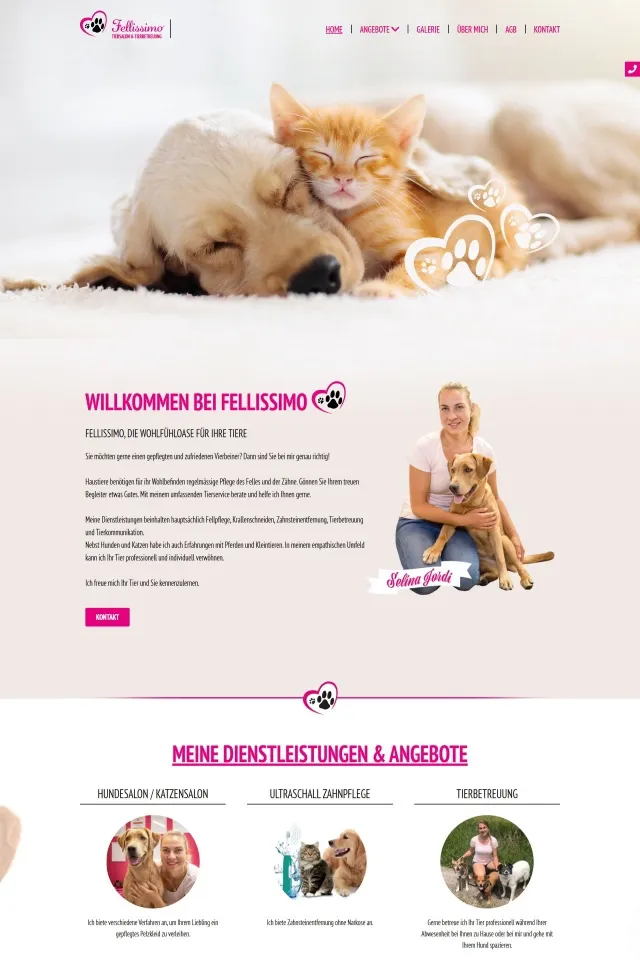 Webdesign von Fellissimo